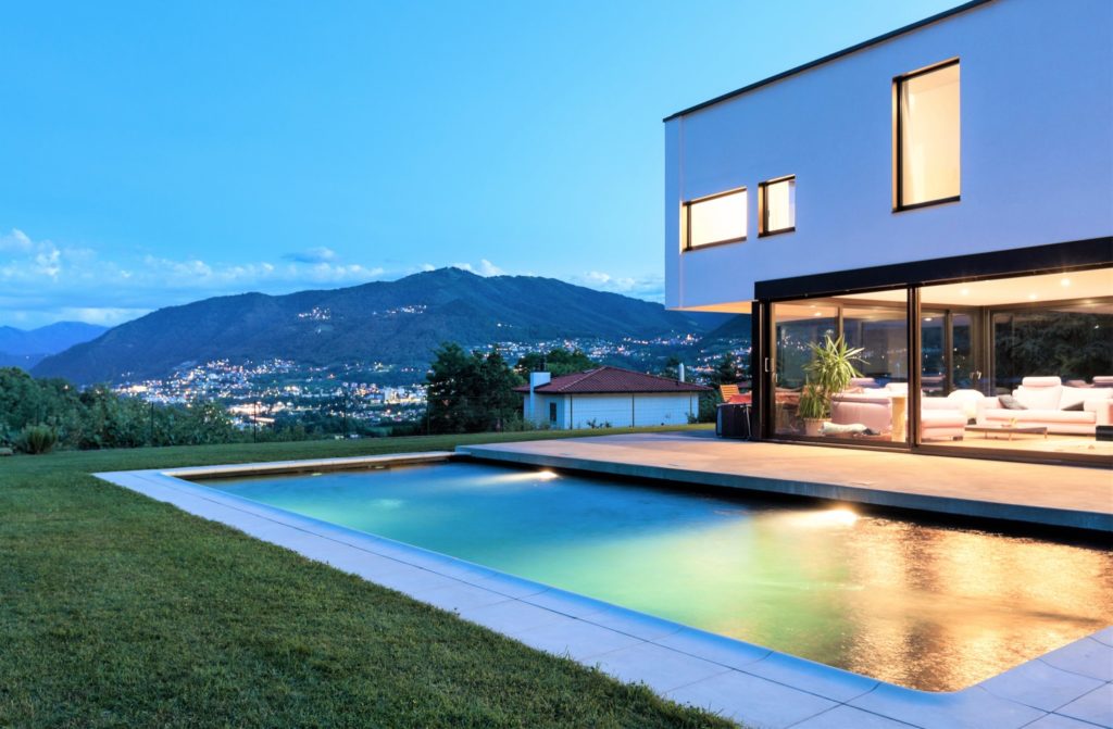 Luxury estate with oversized European doors